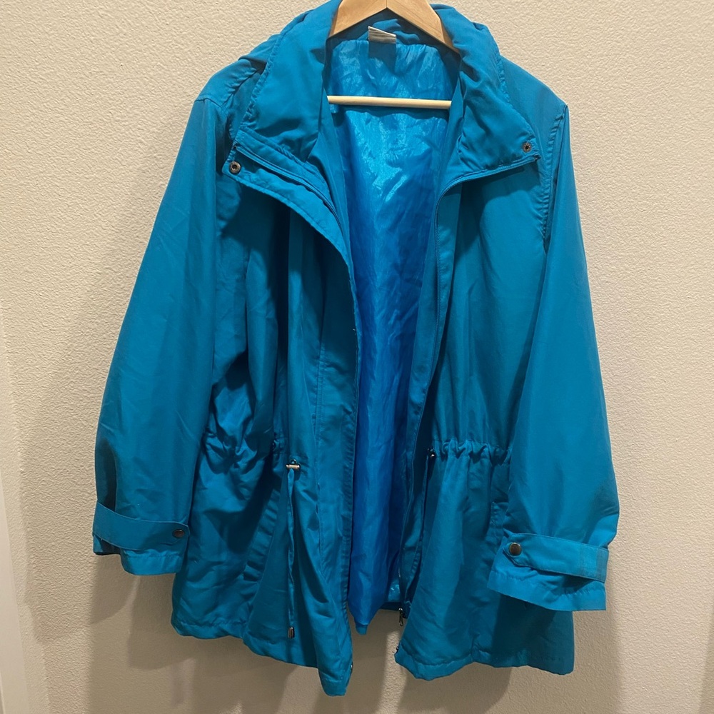 Women's Blue Windbreaker Jacket